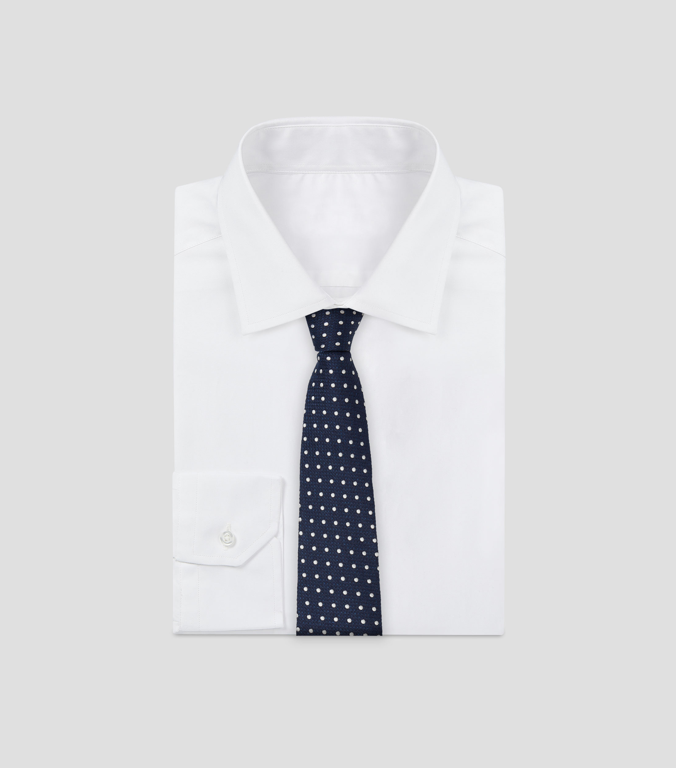 Corbata ancha con polkadots Manzoni